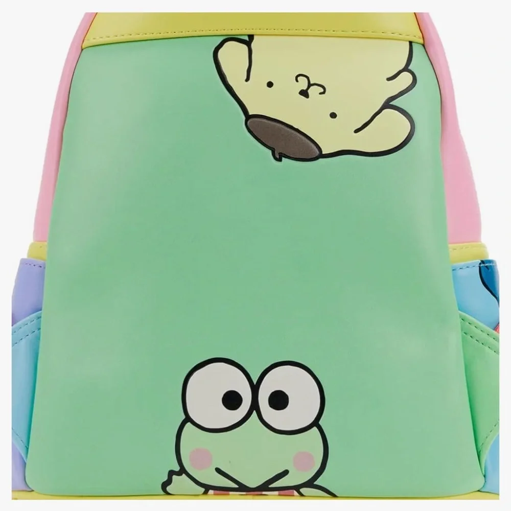 LOUNGEFLY Sanrio Hello Kitty And Friends Color Block Backpack 10 3/16in